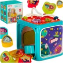 Kostka edukacyjna sorter 6w1 niebieska
