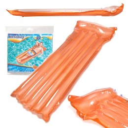 Materac dmuchany plażowy do pływania na basen wodę BESTWAY 44013 pomarańczowy 90kg 183cm