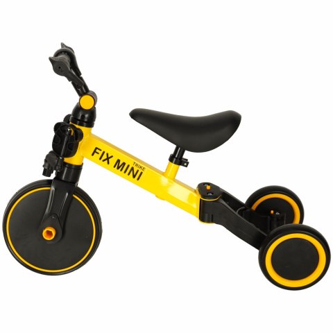Rowerek biegowy Trike Fix Mini rower wielofunkcyjny 3w1 żółty Rowerek biegowy Trike Fix Mini rower wielofunkcyjny 3w1 żółty