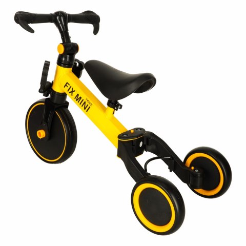 Rowerek biegowy Trike Fix Mini rower wielofunkcyjny 3w1 żółty Rowerek biegowy Trike Fix Mini rower wielofunkcyjny 3w1 żółty