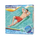 Materac dmuchany do pływania wody basenu plażowy z siatką siateczkowy miętowy BESTWAY 43103