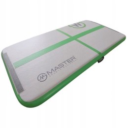 AirTrack Dmuchana Mata Gimnastyczna MASTER 200 x 100 x 10 cm Green MASTER SPORT s.r.o.