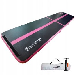 AirTrack Dmuchana Mata Gimnastyczna MASTER 400 x 100 x 10 cm Black-Pink MASTER SPORT s.r.o.