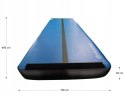 AirTrack Dmuchana Mata Gimnastyczna MASTER 400 x 150 x 30 cm Blue-Black MASTER SPORT s.r.o.