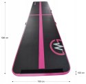 AirTrack Dmuchana Mata Gimnastyczna MASTER 500 x 100 x 10 cm Black-Pink MASTER SPORT s.r.o.