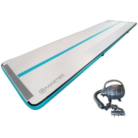 Airtrack MASTER S-Pro 600 x 150 x 10 cm Szaro Turkusowy MASTER SPORT s.r.o. Airtrack MASTER S-Pro 600 x 150 x 10 cm Szaro Turkusowy MASTER SPORT s.r.o.