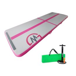 Airtrack Mata Gimnastyczna MASTER 300 x 100 x 10 cm Różowa-Szara MASTER SPORT s.r.o.