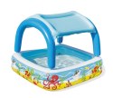 Basen Brodzik dla Dzieci Ogrodowy Dmuchany z Dachem Daszkiem Ocean 140x140 Bestway