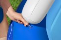 Basen Brodzik dla Dzieci Ogrodowy Dmuchany z Dachem Daszkiem Statek 213x155 Bestway