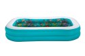 Basen Brodzik dla Dzieci Rodzinny do Kąpieli Ogrodowy Dmuchany 262 x 157 cm Bestway