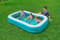 Basen Brodzik dla Dzieci Rodzinny do Kąpieli Ogrodowy Dmuchany 262 x 157 cm Bestway
