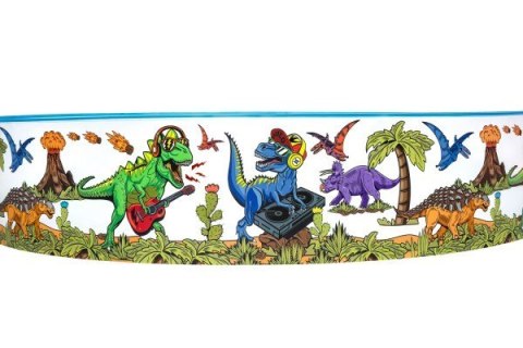 Basen Brodzik dla Dzieci do Kąpieli Zabawy Ogrodowy Dinozaury 244 x 46 cm Bestway Basen Brodzik dla Dzieci do Kąpieli Zabawy Ogrodowy Dinozaury 244 x 46 cm Bestway
