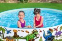 Basen Brodzik dla Dzieci do Kąpieli Zabawy Ogrodowy Dinozaury 244 x 46 cm Bestway