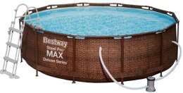 Basen Stelażowy Steel Pool Pro Max śr. 3,66 m Spartan Sport