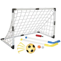 Bramka z Piłką i Kijami Hokejowymi MASTER 94 x 61 x 48 cm MASTER SPORT s.r.o.