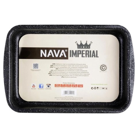 Brytfanna granitowa IMPERIAL 3 l, 36x24x5,5 cm NAVA Brytfanna granitowa IMPERIAL 3 l, 36x24x5,5 cm NAVA