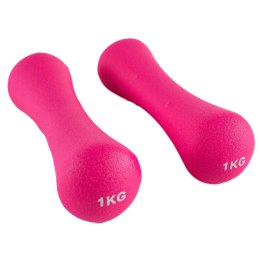 CIĘŻARKI ŻELIWNE POKRYTE NEOPRENEM 2 X 1 KG Spartan Sport