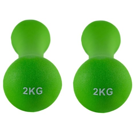CIĘŻARKI ŻELIWNE POKRYTE NEOPRENEM 2 X 2 KG Spartan Sport CIĘŻARKI ŻELIWNE POKRYTE NEOPRENEM 2 X 2 KG Spartan Sport