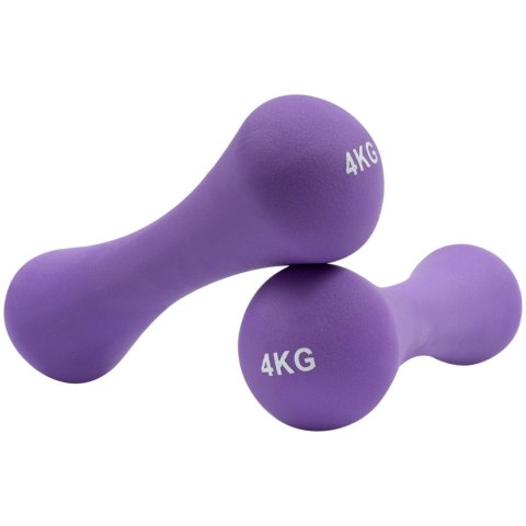 CIĘŻARKI ŻELIWNE POKRYTE NEOPRENEM 2 X 4 KG Spartan Sport CIĘŻARKI ŻELIWNE POKRYTE NEOPRENEM 2 X 4 KG Spartan Sport
