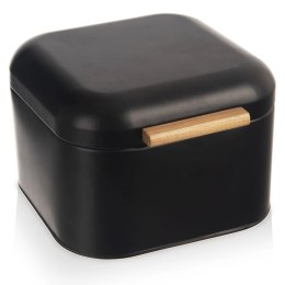 Chlebak metalowy czarny BLACK 21,5x20x14,5 cm Orion