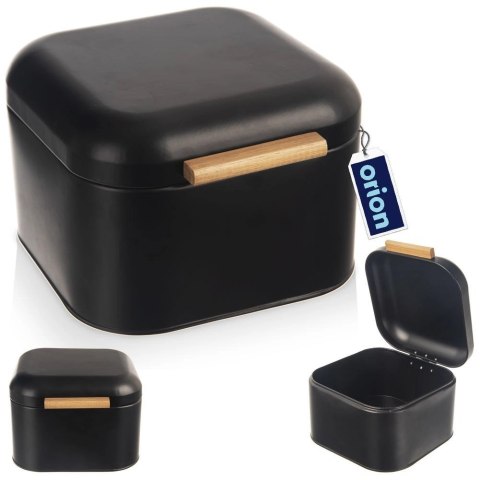 Chlebak metalowy czarny BLACK 21,5x20x14,5 cm Orion Chlebak metalowy czarny BLACK 21,5x20x14,5 cm Orion
