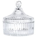 Cukiernica Cukierniczka Szklana Pojemna Kryształowa z Pokrywką ALPINA 500ml ALPINA