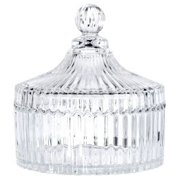 Cukiernica Cukierniczka Szklana Pojemna Kryształowa z Pokrywką ALPINA 500ml ALPINA