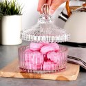 Cukiernica Cukierniczka Szklana Pojemna Kryształowa z Pokrywką ALPINA 500ml ALPINA