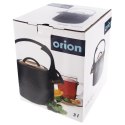 Czajnik na Gaz Indukcja z Gwizdkiem Pokrywką Czarny Solidny Trwały ORION 3L Orion