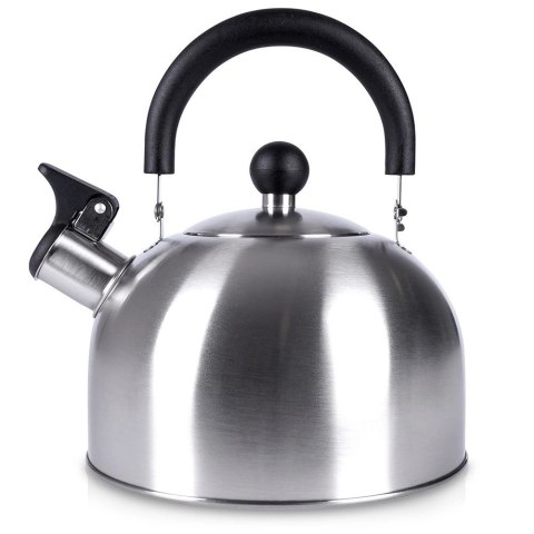 Czajnik z gwizdkiem stalowy srebrny 2,5 l Excellent Houseware Czajnik z gwizdkiem stalowy srebrny 2,5 l Excellent Houseware