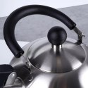 Czajnik z gwizdkiem stalowy srebrny 2,5 l Excellent Houseware