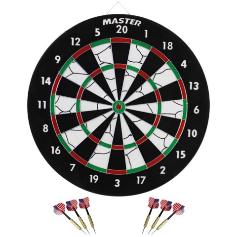 Dart 2w1 Dwustronny 45 cm + 6 Rzutek MASTER MASTER SPORT s.r.o. Dart 2w1 Dwustronny 45 cm + 6 Rzutek MASTER MASTER SPORT s.r.o.