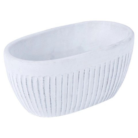 Doniczka ceramiczna biała 20x11 cm Vilde Doniczka ceramiczna biała 20x11 cm Vilde
