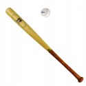 Drewniany Kij Baseballowy LONDERO 75 cm z Piłką do Baseballa Londero
