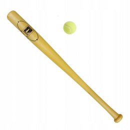 Drewniany Kij Baseballowy LONDERO 75 cm z Piłką do Tenisa Londero