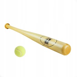 Drewniany Kij Baseballowy LONDERO 75 cm z Piłką do Tenisa Londero