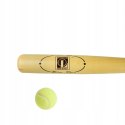 Drewniany Kij Baseballowy LONDERO 75 cm z Piłką do Tenisa Londero