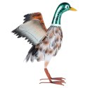 Figurka ogrodowa metalowa kaczor 51,5x24x41 cm PROGARDEN