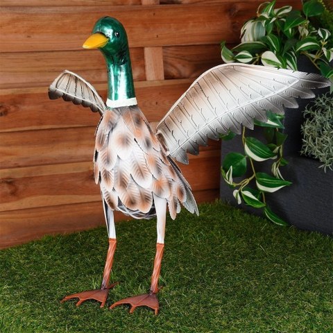 Figurka ogrodowa metalowa kaczor 51,5x24x41 cm PROGARDEN Figurka ogrodowa metalowa kaczor 51,5x24x41 cm PROGARDEN