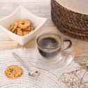 Filiżanki termiczne ze spodkiem z podwójną ścianką do kawy espresso DOUBLE 90 ml 2 szt. Orion