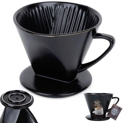 Filtr Lejek do Kawy Wielorazowy Porcelanowy Solidny HIT 15 x 14 x 11 cm Hit Filtr Lejek do Kawy Wielorazowy Porcelanowy Solidny HIT 15 x 14 x 11 cm Hit