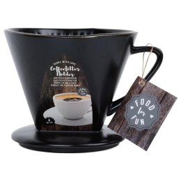 Filtr Lejek do Kawy Wielorazowy Porcelanowy Solidny HIT 15 x 14 x 11 cm Hit
