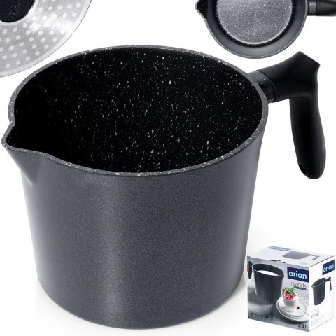 Garnek do Gotowania Mleka Indukcja z Uchwytem Wylewką Granitowy ORION 2,2 l Orion Garnek do Gotowania Mleka Indukcja z Uchwytem Wylewką Granitowy ORION 2,2 l Orion
