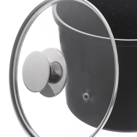 Garnek granitowy ze szklaną pokrywką wysoki GRANDE 4,2 l Orion Garnek granitowy ze szklaną pokrywką wysoki GRANDE 4,2 l Orion