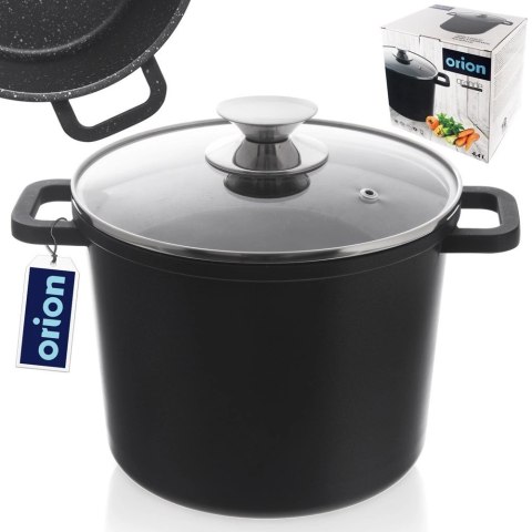 Garnek granitowy ze szklaną pokrywką wysoki GRANDE 4,2 l Orion Garnek granitowy ze szklaną pokrywką wysoki GRANDE 4,2 l Orion