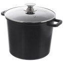 Garnek granitowy ze szklaną pokrywką wysoki GRANDE 7,6 l Orion