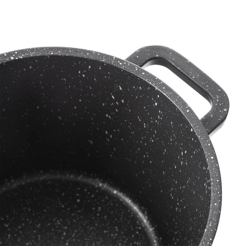 Garnek granitowy ze szklaną pokrywką wysoki GRANDE 7,6 l Orion Garnek granitowy ze szklaną pokrywką wysoki GRANDE 7,6 l Orion