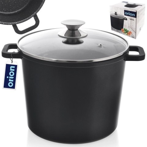 Garnek granitowy ze szklaną pokrywką wysoki GRANDE 7,6 l Orion Garnek granitowy ze szklaną pokrywką wysoki GRANDE 7,6 l Orion