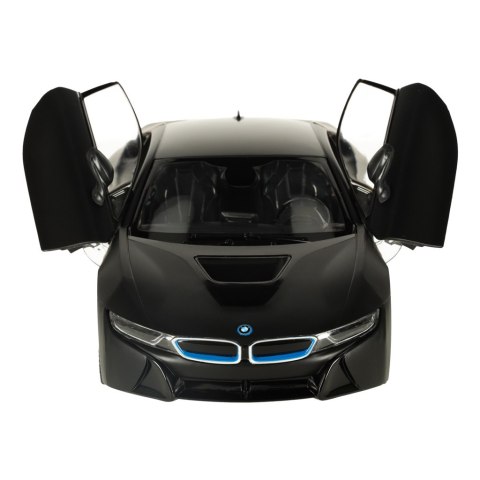 Samochód zdalnie sterowany Rastar 71010 BMW i8 1:14 otwierane drzwi czarny Samochód zdalnie sterowany Rastar 71010 BMW i8 1:14 otwierane drzwi czarny
