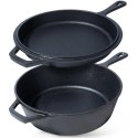 Garnek z patelnią żeliwne CAST LINE 24 cm / 3,5 l Vilde